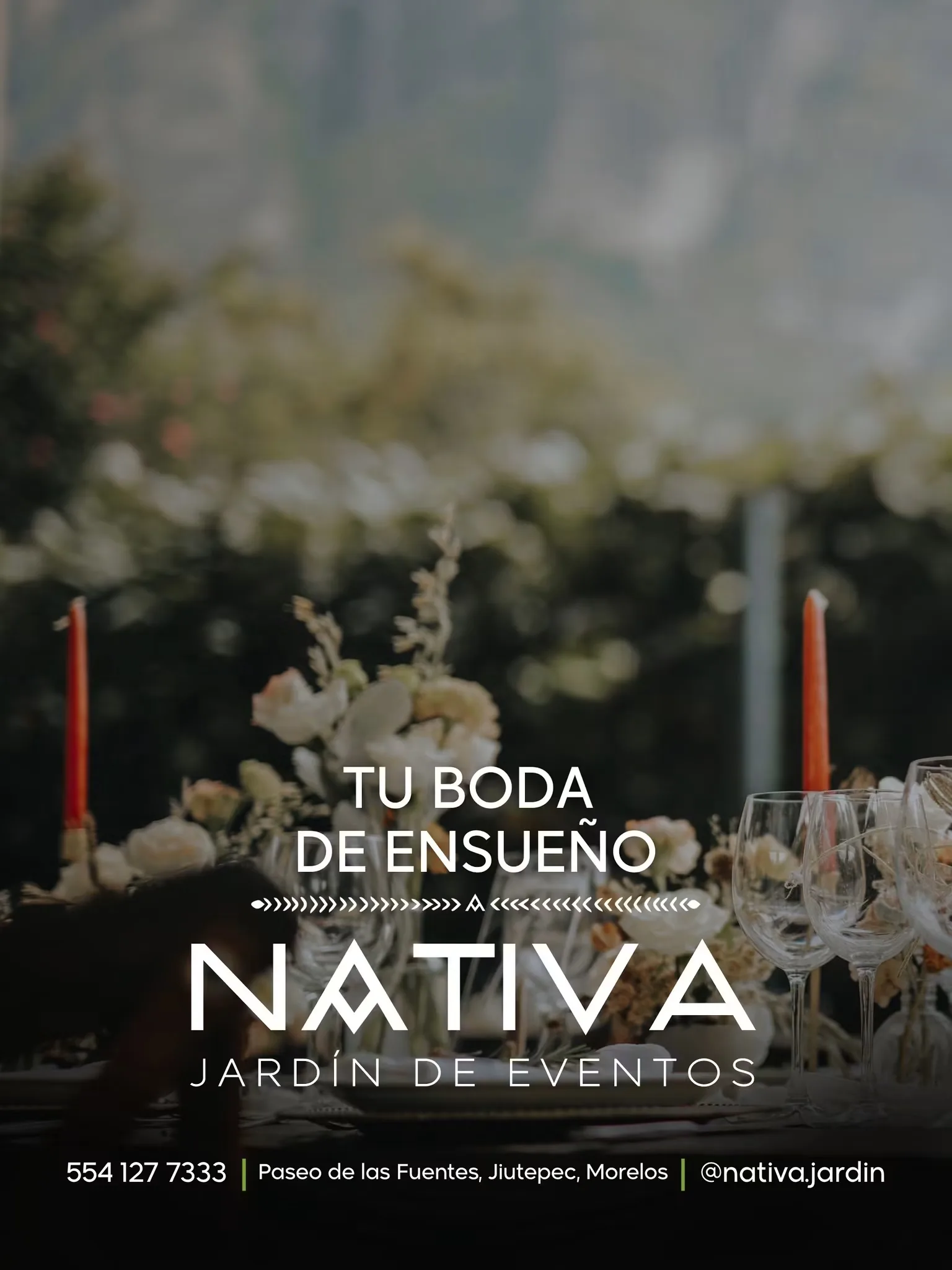 Montaje para boda de ensueño